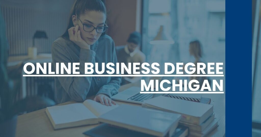 Online Business Degree Michigan Feature Image